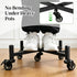 LLAXERGU 22" 30" 300LB 360 Plant Caddy with Wheels, Adjustable to Plant Stand Indoor Outdoor Heavy Duty Rolling Plant