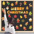 36 Pieces Christmas Magnets, Merry Christmas Fridge Magnet Stickers for Holiday Decoration (Gingerbread)