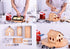 Sakolla Gingerbread House Cookie Cutter Set (Set of 10) - 3D Christmas Cookie Cutters with Gift Box