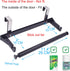 YYST 1) Over Cabinet Door Paper Towel Holder Bar Dispenser for for Kitchen, Pantry, Mudroom, Fits Both Standard & Jumbo