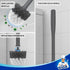 MR.SIGA Toilet Bowl Brush and Holder, Premium Quality with Solid Handle and Durable Bristles for Bathroom Cleaning