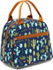 FlowFly Insulated Lunch Cooler Bag - Cactus Tote Bag Organizer for Men and Women