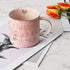 Funny 50th Birthday Gifts for Women - Turning 50 Year Old Gift Ideas, Fabulous Pink Marble Mug, Ceramic Coffee Cup