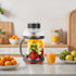 Portable Blender for Shakes & Smoothies 1800ML, Rechargeable Personal Blender with Travel Lid for Kitchen, Waterproof