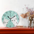 susiyo Cute Llama Alpaca Wall Clock, Silent Round Non-Ticking Battery Operated Decorative Clock for Kids