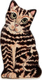 Pavilion Gift Company Small Brown Tabby Vase, 8-1/2-Inch Tall - Rescue Me Now