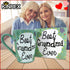 KINREX Best Grandma Ever Mug, Turquoise, 12 oz. Coffee Cup for Women, Mothers Day, Christmas, Birthday Gift