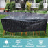 31L 34W 37H armless 31 inches 34 inches 37 inches UV-Proof Waterproof Furniture Patio Cover x x Breathable dust Proof
