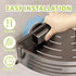 shengtianvdi 6 Shower Caddy Suction Cup, No Drilling Rustproof Bathroom Shower Shelf,Corner Shower Shelves