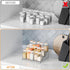 Yieach 3 10.3L 9.4W Tier Clear Acrylic Spice Rack Organizer for Cabinet and Pantry Shelf - x Tiered Spice Rack
