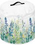 Watercolor Floral Air Fryer Cover Dust Cover Kitchen Appliance Dust Cover with Pocket and Top Handle 6 Quart