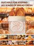 2 Pack XL(13x17in) Beeswax Bread Bags with Zipper, Sourdough Bread Storage for Homemade, Freezer Storage Bag to Keep