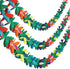 KESOTE 3 Pack Tropical Paper Flower Garland, 30FT Tissue Flower Banner for Hawaiian Summer Tiki Bar Party Decor