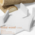 Elegant White Solid Wood Floating Shelves for Home D cor