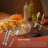 Cheese Butter Spreader Knives Set, Stainless Steel Charcuterie Accessories, Mini Serving Tongs, Spoons, Forks
