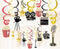 36Ct Movie Night Party Decorations, Hanging Swirls for Movie Theater Themed Supplies