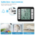 AMIR Refrigerator Thermometer, Wireless Indoor Outdoor Temperature Monitor with Audible Alarm (Battery not Included)