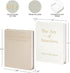 Set 2 Vine Creations Decorative Books - of Linen Hardcover Boxes with Storage - Aesthetic Fake Books for Decoration