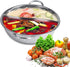 Stainless Steel Pot with Divider for Double-Flavor Soup Cooking, Suitable for Family Gatherings