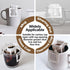 CARGEN Portable Coffee Filter Paper Bag - Hanging Ear Side Drip Coffee Bag Disposable Portable Drip Coffee Filters Bag Hanging Ear 50PCS