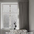Finnez Frosted Glass Window Privacy Film - Electrostatic Privacy Protection Stickers for Home Living Room