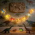 12 Decoration8 LED Dinosaur String Lights Battery Operated Dinosaur Lights String Realistic Looking Dino Light for Boys