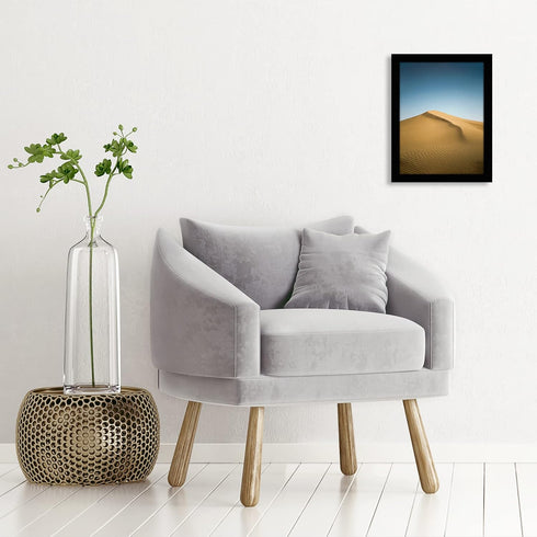 Americanflat 9x12 Picture Frame - Shatter-Resistant Glass, Gallery-Style Engineered Wood Photo Frame in Black