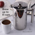 Bellemain French Press Coffee Maker with Extra Filters, 35 oz, Stainless Steel