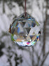 Petrichor Feng Shui Clear Crystal Hanging Ball for Good Luck & Prosperity - Home Decoration (70MM)