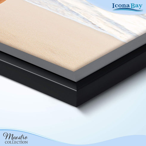 Icona Bay 4x6 Picture Frames Set, Black, 12 Pack, Classy Contemporary Style