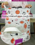 Large Canvas Fabric Laundry Hamper - Lightweight Storage Basket/Toy Organizer/Dirty Clothes Collapsible Waterproof