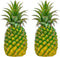 QIRMIZI 2 Pack Artificial Pineapple -Simulated Fruit Decoration, Lifelike Fake Fruit Model, Perfect