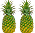 QIRMIZI 2 Pack Artificial Pineapple -Simulated Fruit Decoration, Lifelike Fake Fruit Model, Perfect