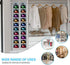 VAESIDA Hat Rack, 10 Shelf Upgraded Version Hat Organizer for Closet with Dust Shield & Side Mesh Storage Pockets, Hat