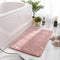 Eanpet Marble Bathroom Rugs, Nonslip Pink Bathroom Mats Ultra Soft Washable for Bathroom Floor Mats Carpet