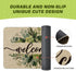 Summer 24x35 Inch Artoid Mode Eucalyptus Floral Leaves Welcome Spring Doormat, Decor Low-Profile Switch Rug Door Mat