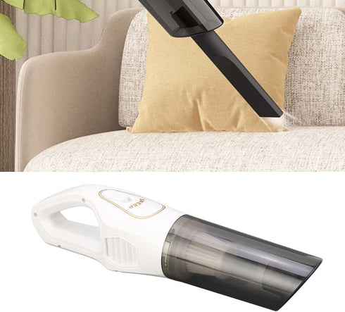 Handheld Vacuum, Cordless Car Hand Vacuum Cleaner, 120W 10000PA Mini USB Rechargeable Wireless with 3 Accessories