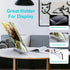 Assemble Acrylic Display Stand without Ledge, 4.5 Inch Clear Book Display Easel Holder for Display