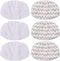 KEEPOW Steam Mop Pads Compatible with Bissell Powerfresh 1252, 1606670, 1543, 1543A,