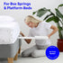 BedShelfie Bedside Shelf for Bunk Bed & Top Bunk, Floating Bed Side Table Tray Storage, College Dorm Essentials - White