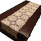 USTIDE Rustic Floral Table Runner, Hand Crochet Table Doily, Beige Cotton Lace Table Decoration, 15"X59"