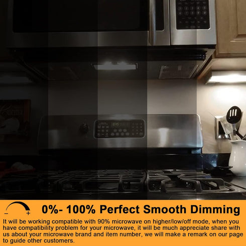 G8 Dimmable LED Bulb 50W Halogen Replacement for GE, Samsung, LG Over the Range Microwave Hood, 120V, 500LM, 2 Pack