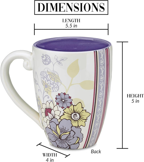 Pavilion Mark My Words Grandmother Ceramic Mug, 20-Ounce, 4-3/4-Inch