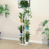 6 7 (6 7 LINZINAR Plant Stand Metal Tier Potted Multiple Flower Pot Holder Shelf Indoor Outdoor Planter Display