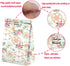 24 Pcs Tea Party Goodie Bags with Stickers - Tea Themed Birthday Party Favor Bags, Perfect for Kids' Supplies and Treat
