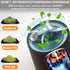 Electric Herb Grinder 150W, USB-C Rechargeable Spice Grinder, Compact Size with Fast Grinding and Cleaning Brush (Black)