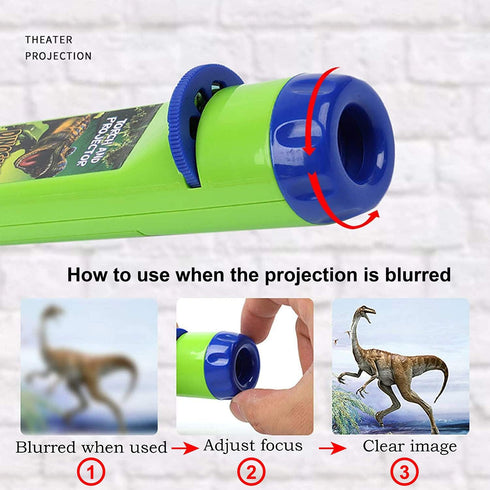 Georgie Porgy Children Projector Toys, Educational Science Set, Wall Ceiling Tent Torch Flashlight for Kids, Gifts with
