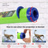 Georgie Porgy Children Projector Toys, Educational Science Set, Wall Ceiling Tent Torch Flashlight for Kids, Gifts with