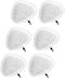 Fushing 6Pcs Steam Mop Pads - Reusable Washable Microfiber Replacement Pads for Steamboy X5 H2O H20 S302 S001