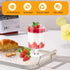 300 Packs 4oz 3 tchrules Dessert Cups with Spoons, Styles Mini Plastic Appetizer Cups, Clear Parfait Cup for Party